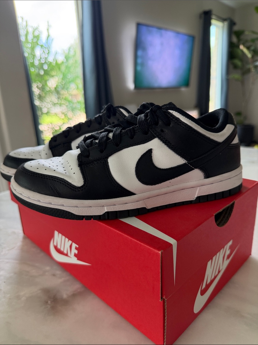Nike Dunk Low Black White Sneakers